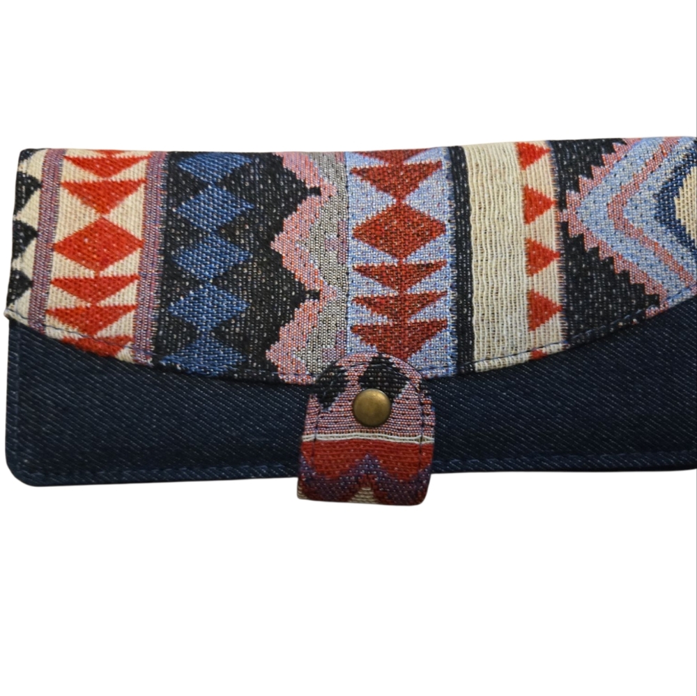 Colorful Geometric Pattern Wallet